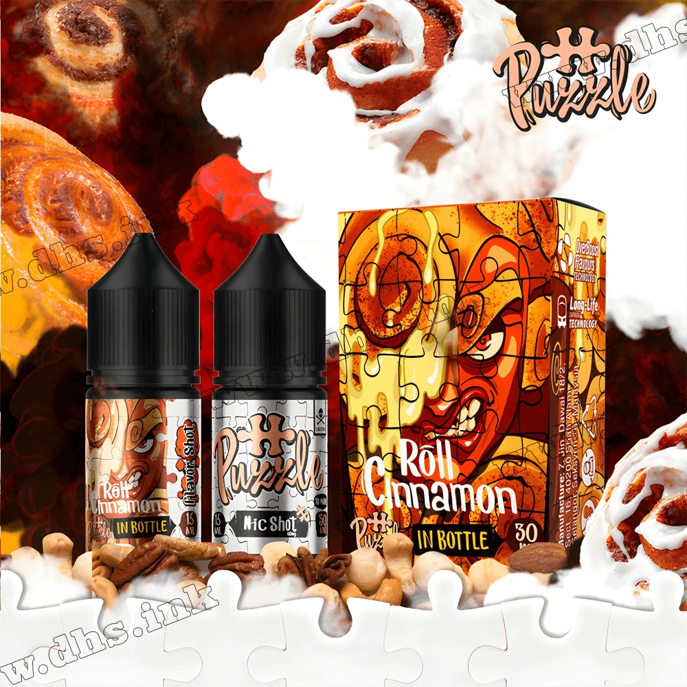 Набор для самозамеса In Bottle Puzzle Salt 30 мл (50 мг) - Roll Cinnamon (Синнабон)